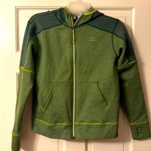 LLBean Fleece lined zip up hoodie